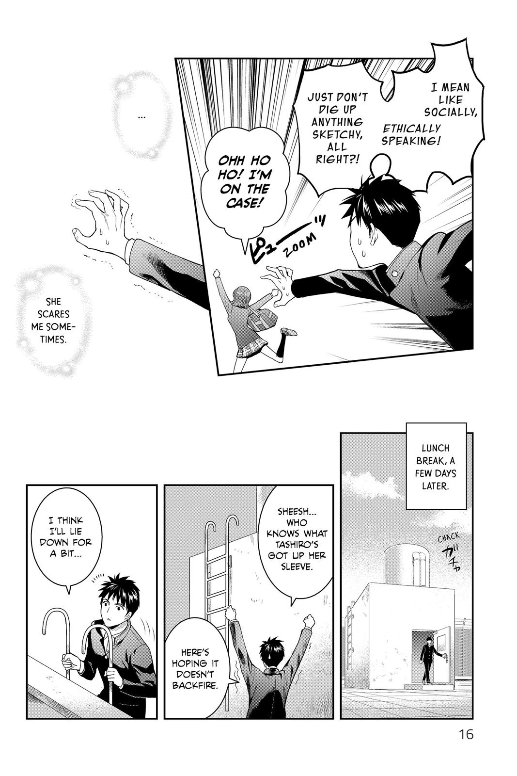 Youkai Apato no Yuuga na Nichijou Chapter 46 page 16 - Chapter 46