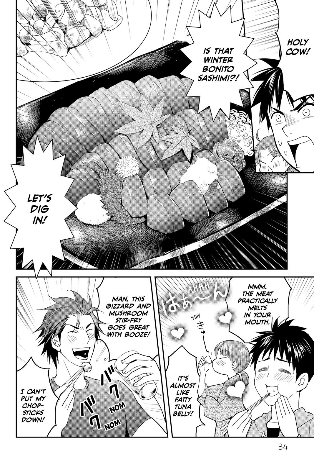 Youkai Apato no Yuuga na Nichijou Chapter 46 page 34 - Chapter 46