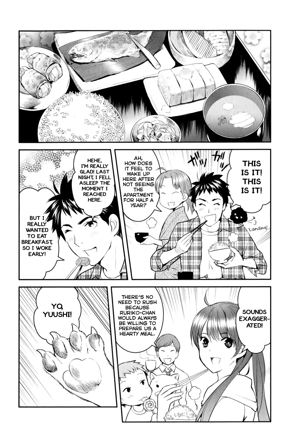 Youkai Apato no Yuuga na Nichijou Chapter 9 page 6 - Chapter 9: Spring Has Arrived