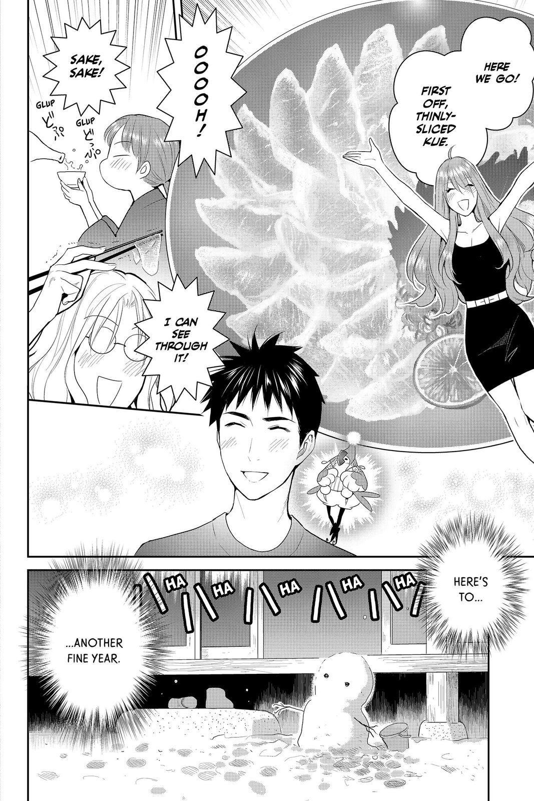 Youkai Apato no Yuuga na Nichijou Chapter 90 page 34 - Chapter 90