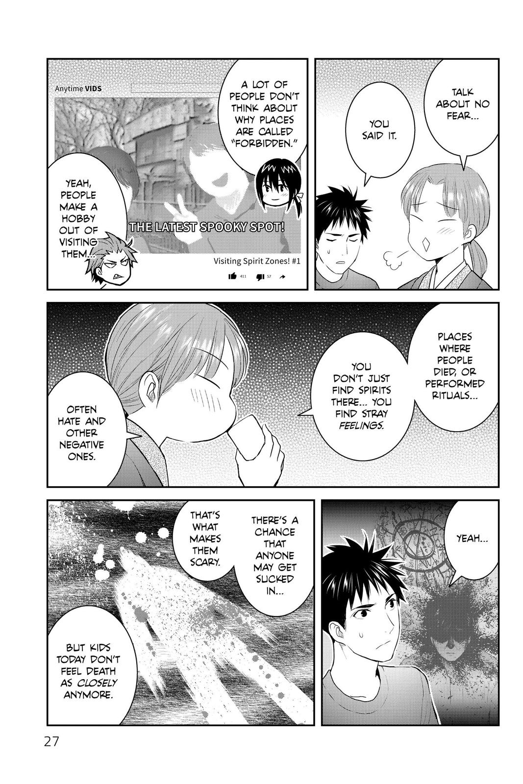 Youkai Apato no Yuuga na Nichijou Chapter 91 page 27 - Chapter 91