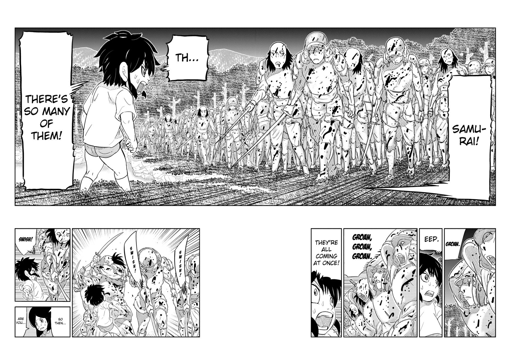 Youkai Banchou Chapter 14 page 10 - Chapter 14 : The Hundred Rider Frog