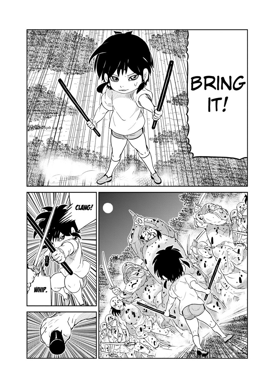 Youkai Banchou Chapter 14 page 12 - Chapter 14 : The Hundred Rider Frog