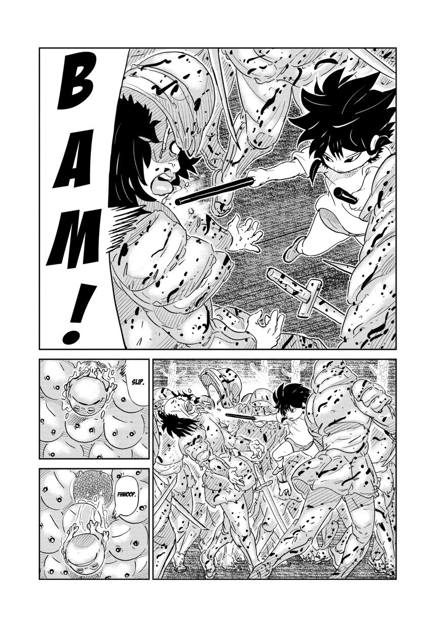 Youkai Banchou Chapter 14 page 13 - Chapter 14 : The Hundred Rider Frog