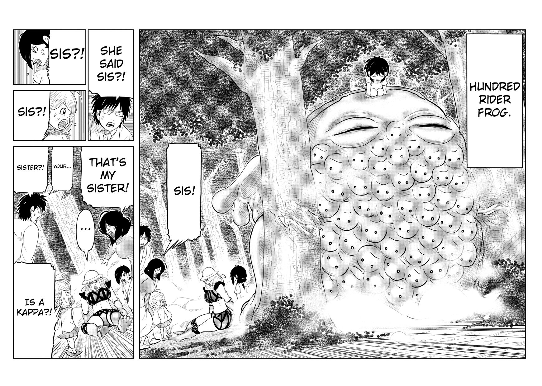 Youkai Banchou Chapter 14 page 7 - Chapter 14 : The Hundred Rider Frog