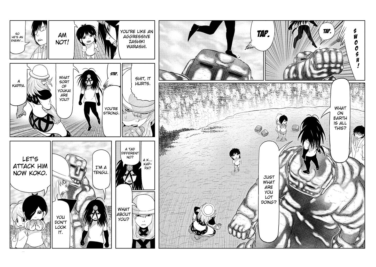 Youkai Banchou Chapter 24 page 10 - Chapter 24 : What The...