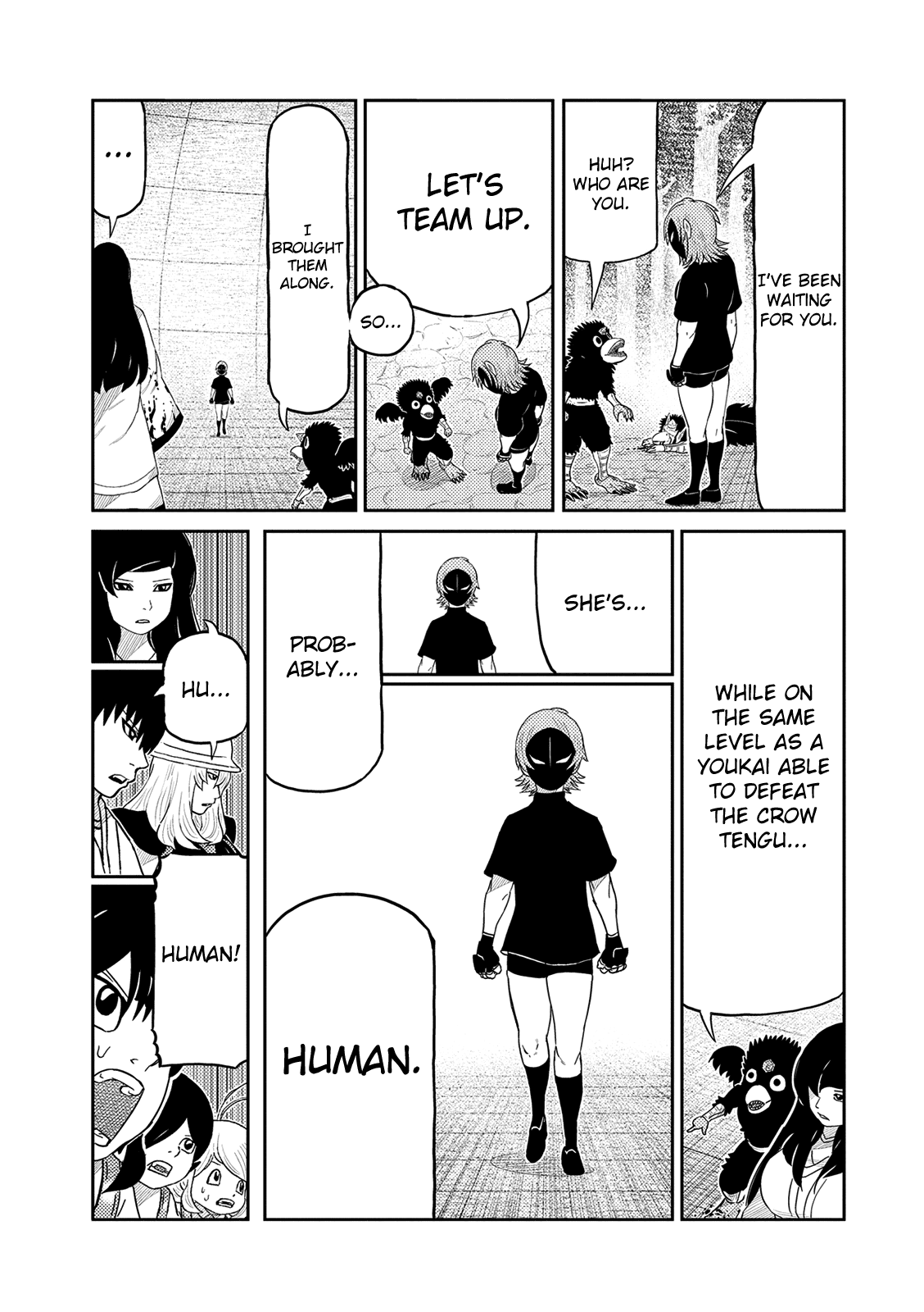 Youkai Banchou Chapter 45 page 14 - Chapter 45: Human