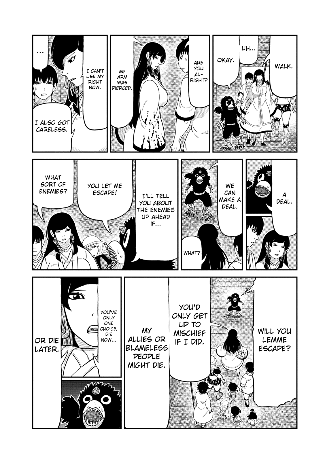 Youkai Banchou Chapter 45 page 4 - Chapter 45: Human