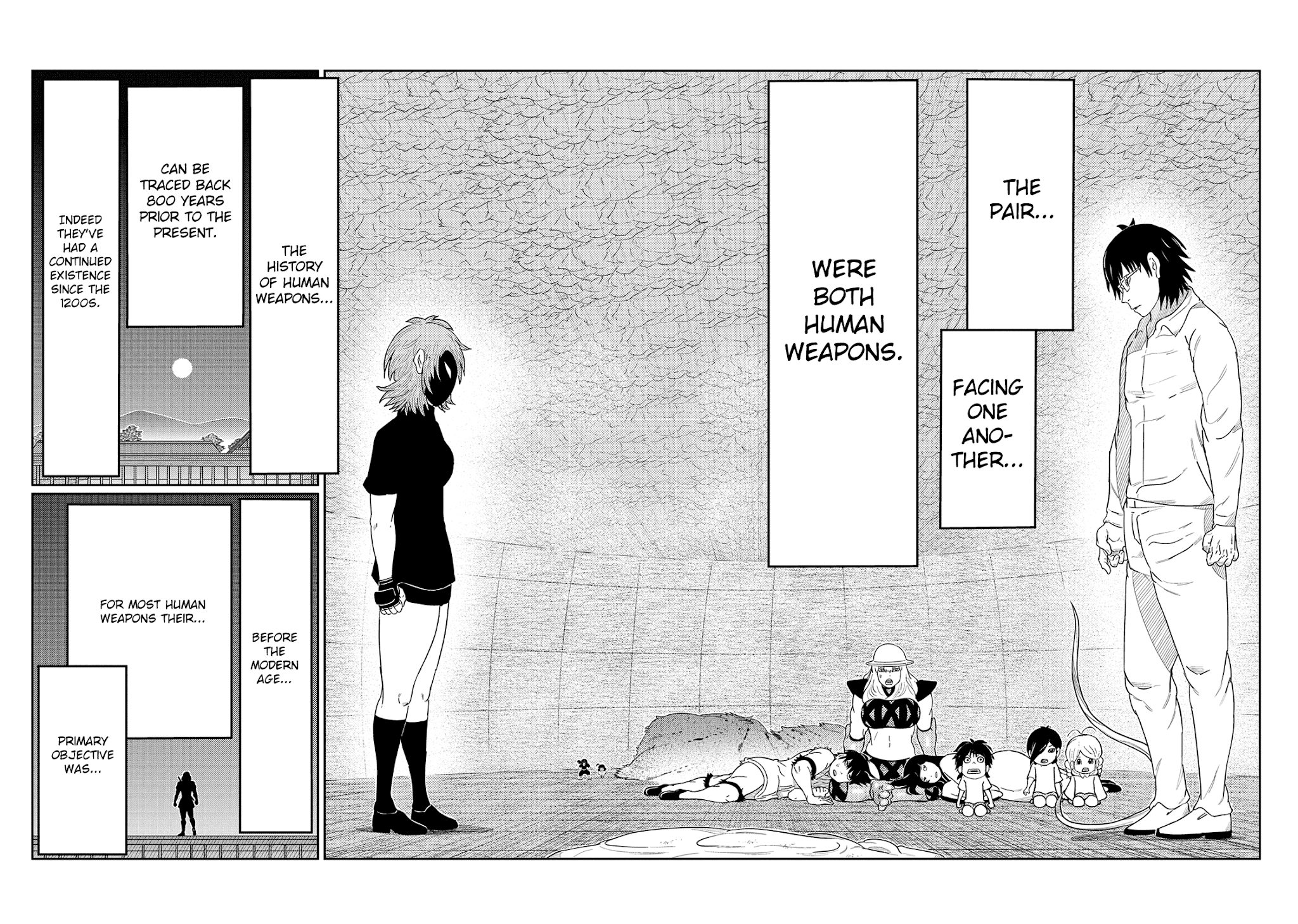 Youkai Banchou Chapter 48 page 2 - Chapter 48: The History Of Human Weapons