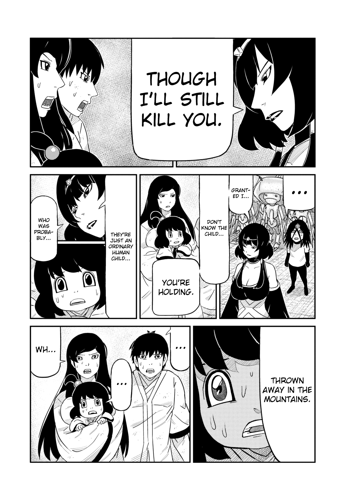 Youkai Banchou Chapter 50 page 14 - Chapter 50: Mother Tengu and Her Children