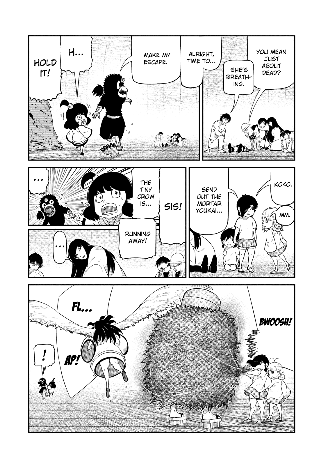 Youkai Banchou Chapter 50 page 6 - Chapter 50: Mother Tengu and Her Children