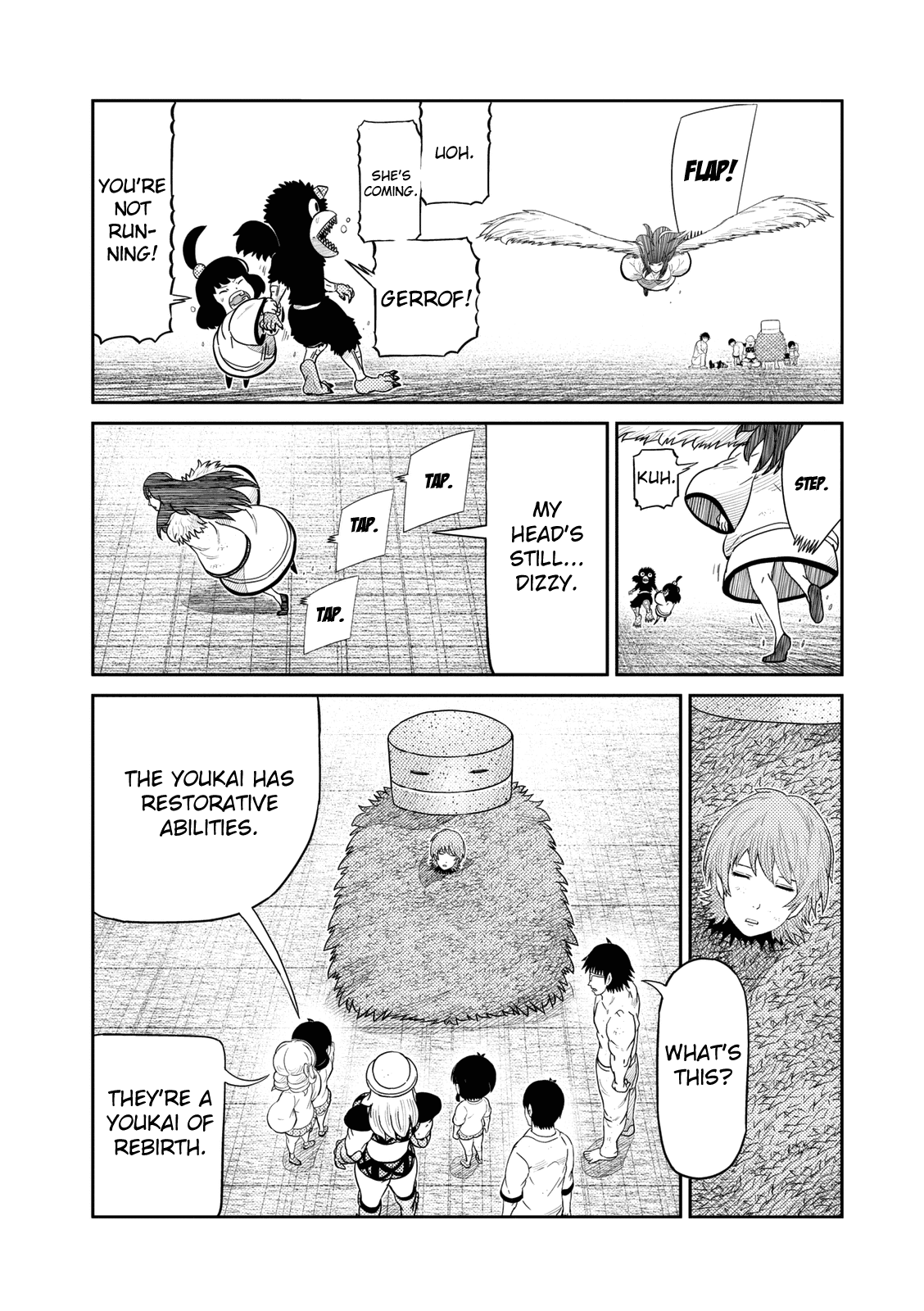 Youkai Banchou Chapter 50 page 7 - Chapter 50: Mother Tengu and Her Children