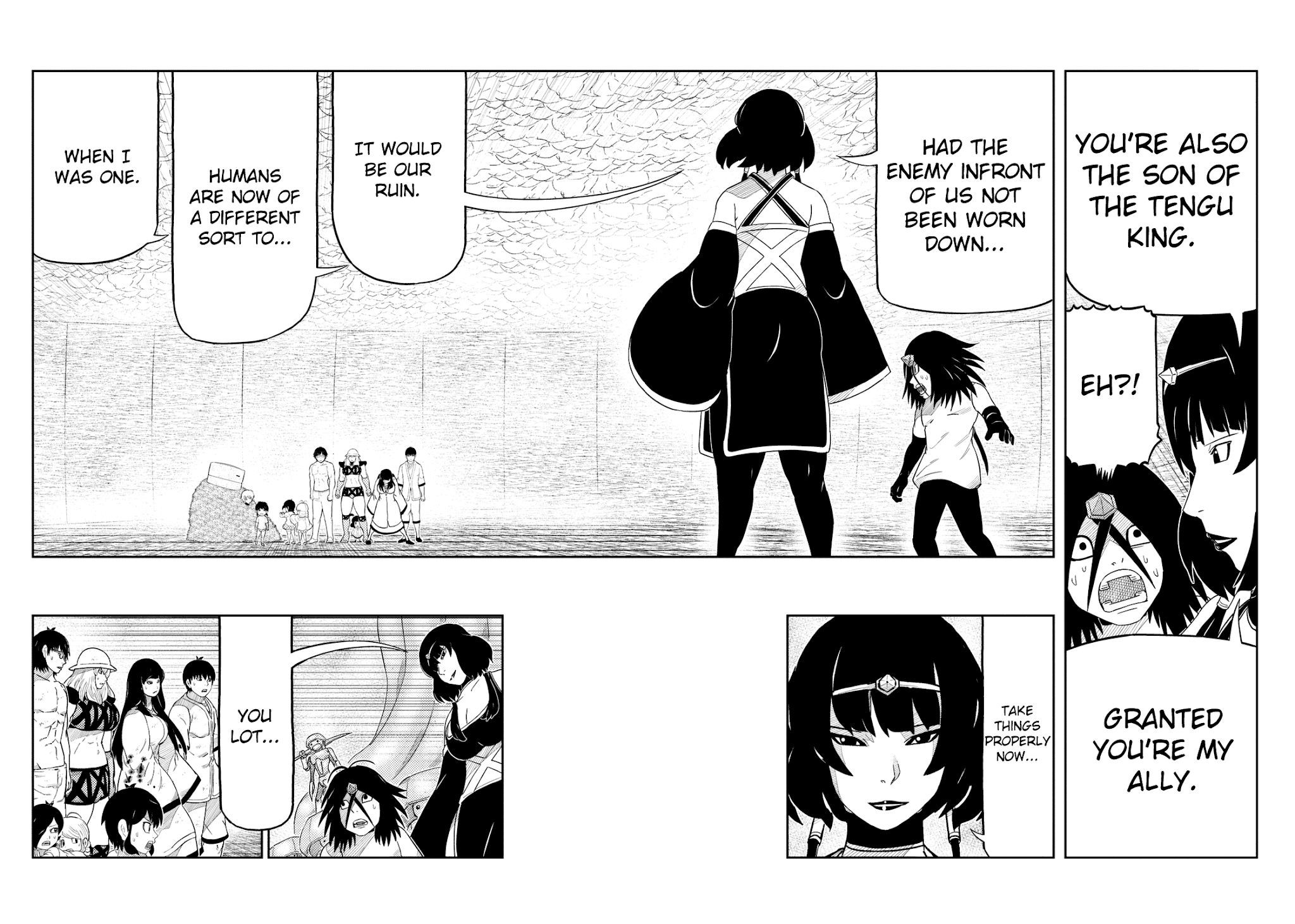 Youkai Banchou Chapter 51 page 12 - Chapter 51: The Queen's Past
