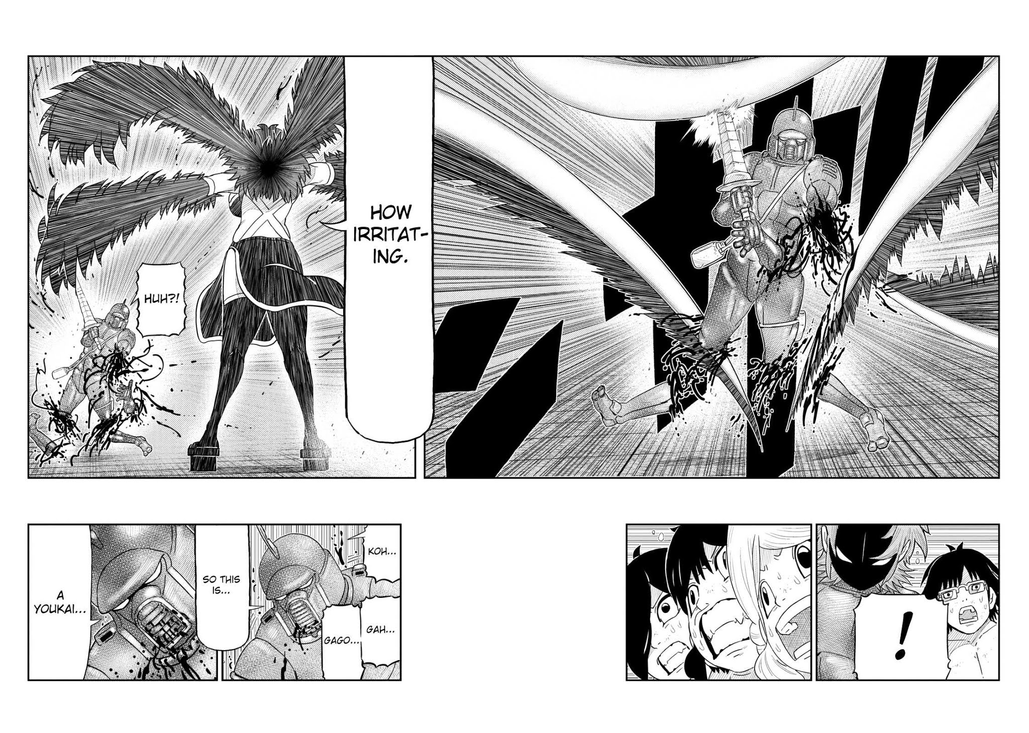 Youkai Banchou Chapter 56 page 12 - Chapter 56: The Queen's Full Power