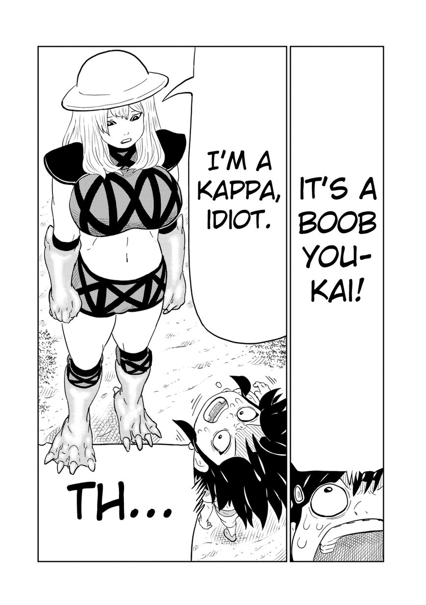 Youkai Banchou Chapter 8 page 18 - Chapter 8 : Boobs