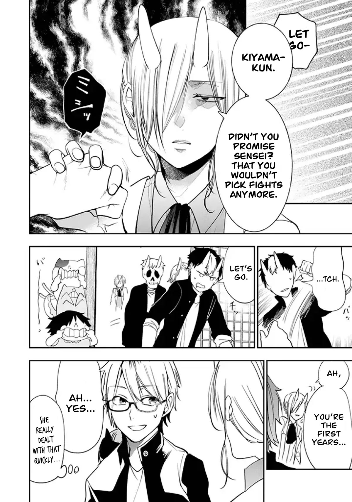 Youkai Gakkou no Seito Hajimemashita! Chapter 21 page 8 - Chapter 21: Izuna and Rintarou (Part 5)