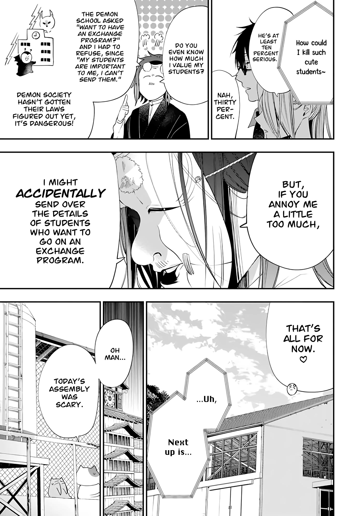 Youkai Gakkou no Seito Hajimemashita! Chapter 29 page 3 - Chapter 29: Our Principal (Part 1)