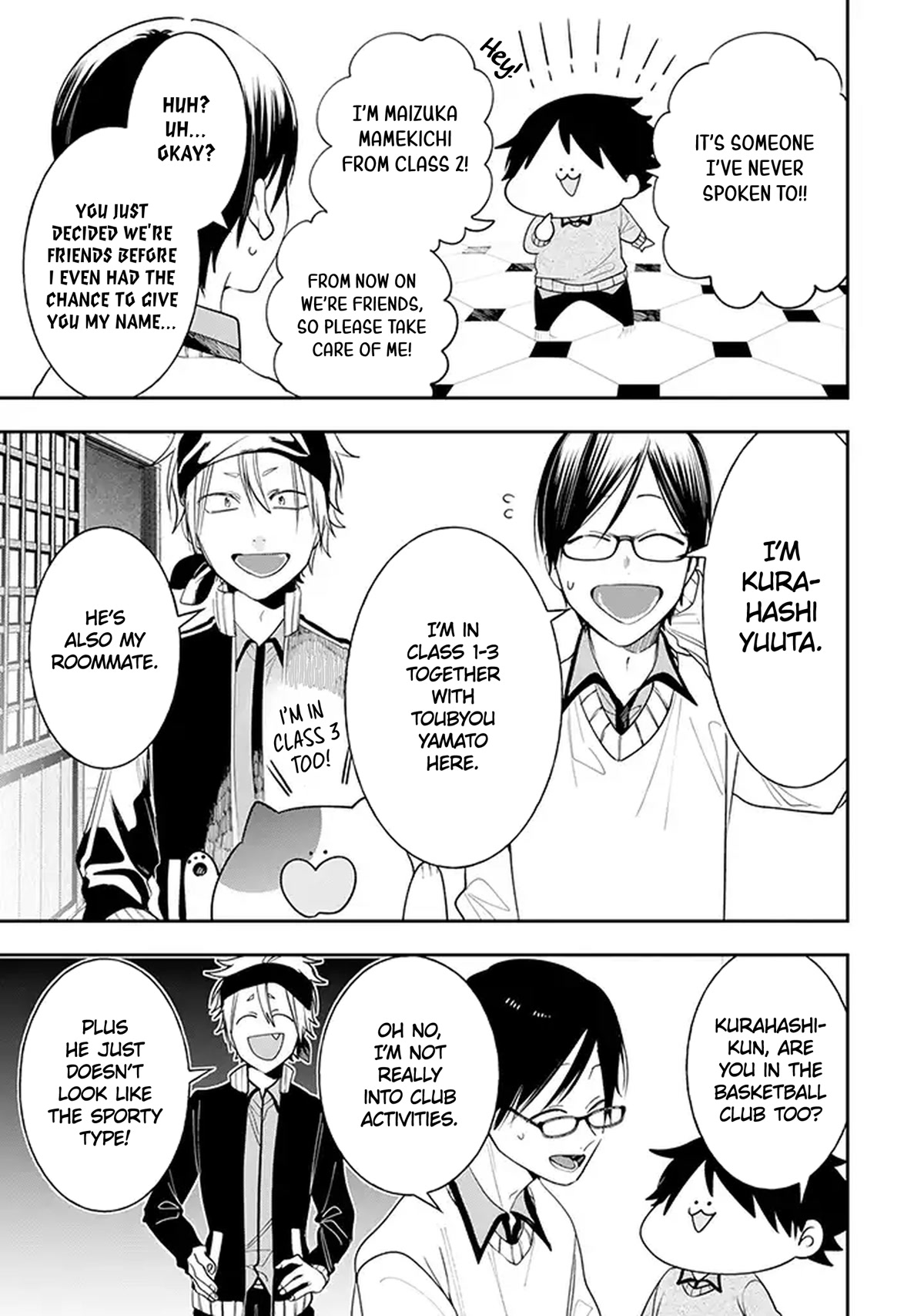 Youkai Gakkou no Seito Hajimemashita! Chapter 32 page 3 - Chapter 32: The Basketball Club's Recruitment Efforts
