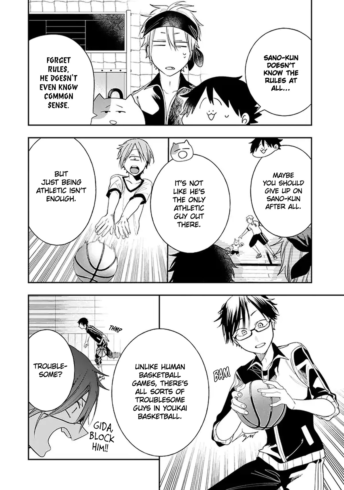 Youkai Gakkou no Seito Hajimemashita! Chapter 32 page 6 - Chapter 32: The Basketball Club's Recruitment Efforts