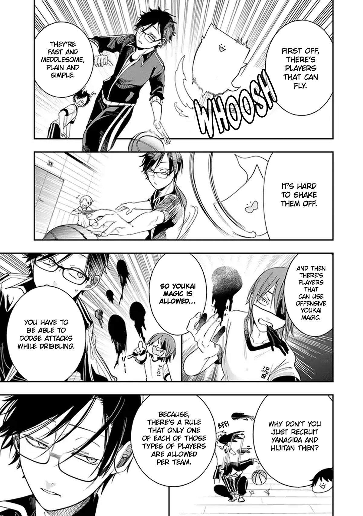 Youkai Gakkou no Seito Hajimemashita! Chapter 32 page 7 - Chapter 32: The Basketball Club's Recruitment Efforts