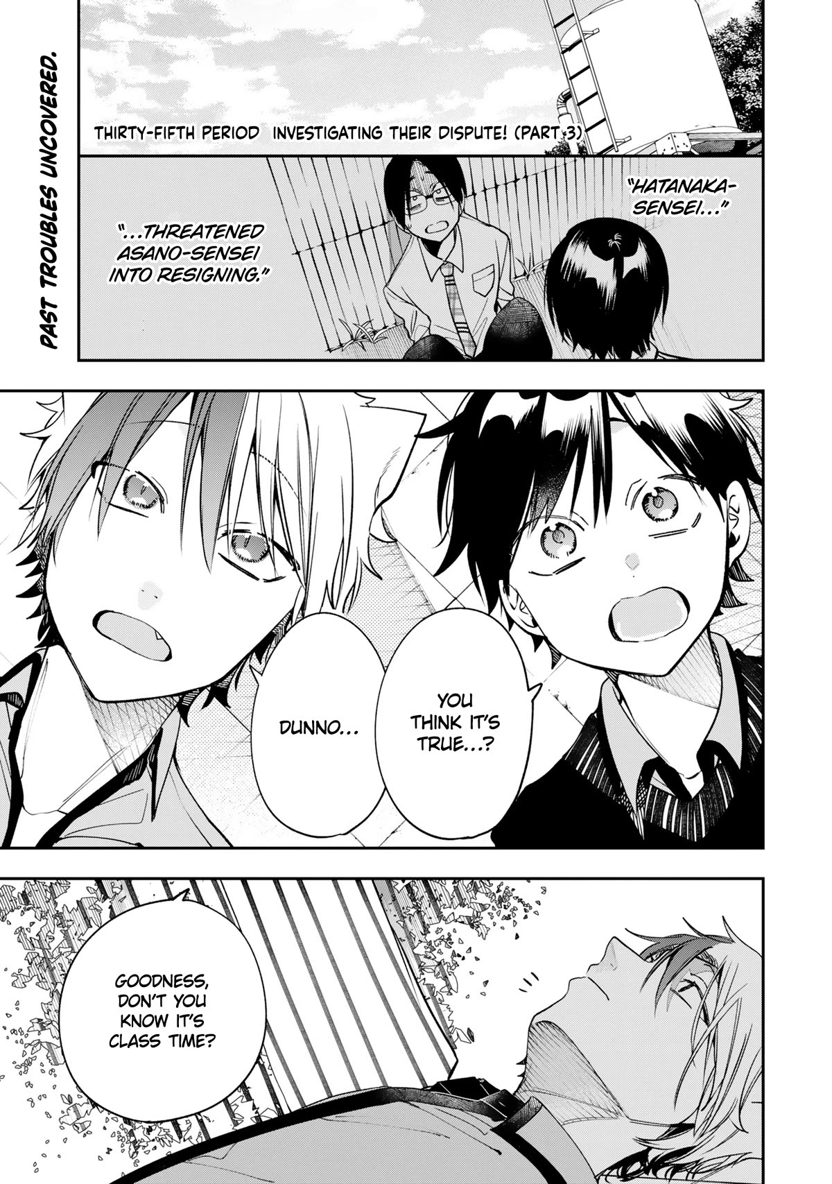 Youkai Gakkou no Seito Hajimemashita! Chapter 35 page 1 - Chapter 35: Investigating Their Dispute! (Part 3)