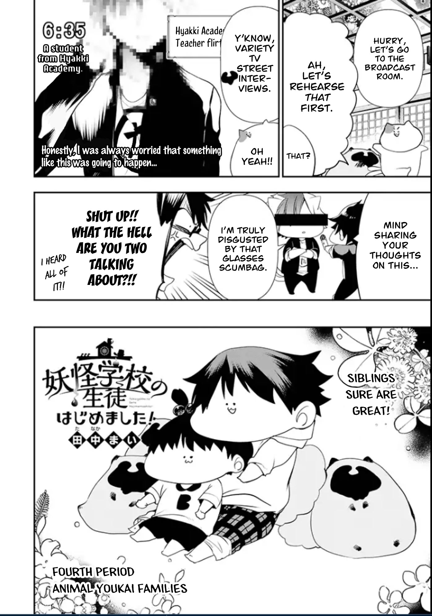 Youkai Gakkou no Seito Hajimemashita! Chapter 4 page 2 - Chapter 4: Animal Youkai Families