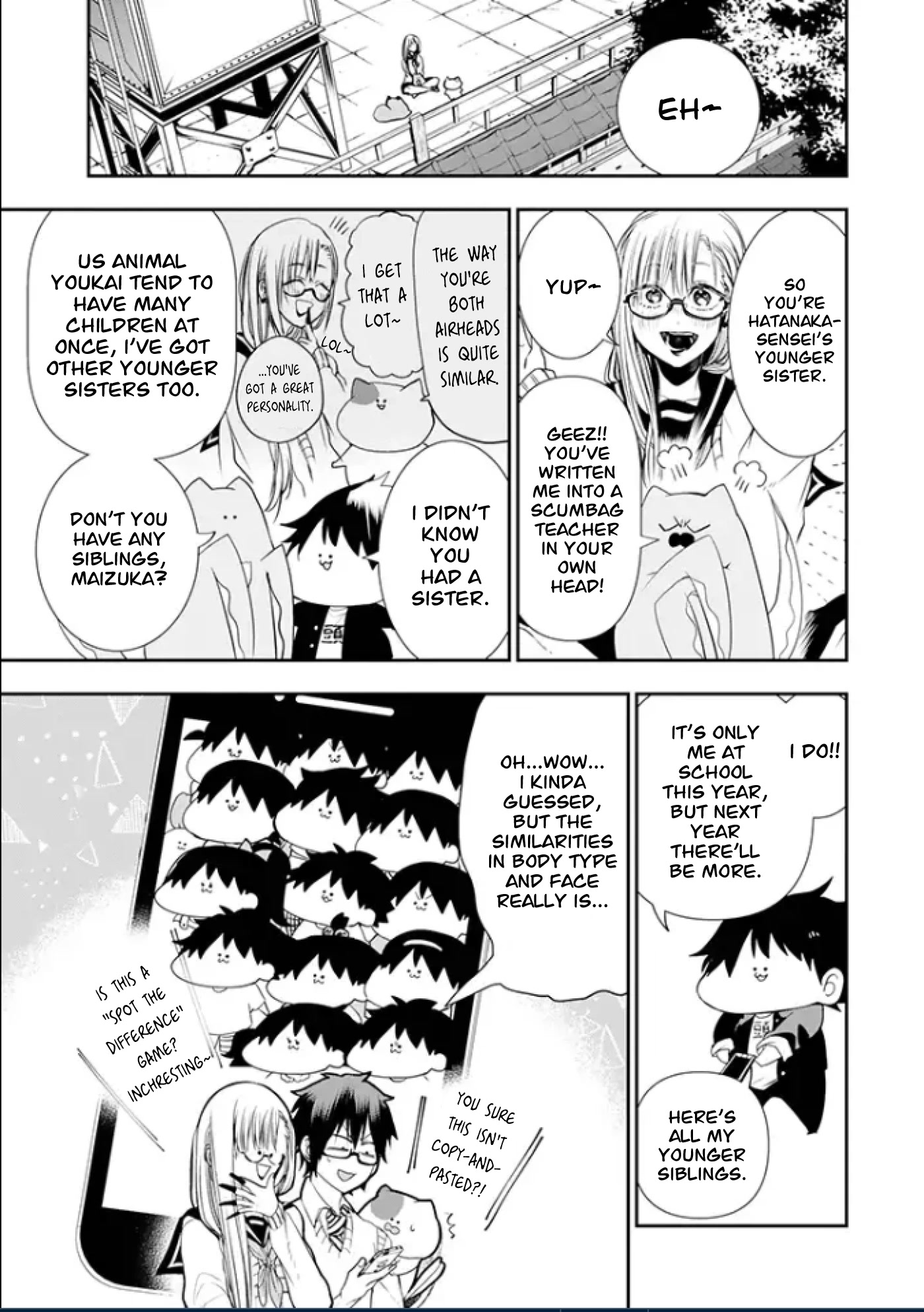 Youkai Gakkou no Seito Hajimemashita! Chapter 4 page 3 - Chapter 4: Animal Youkai Families