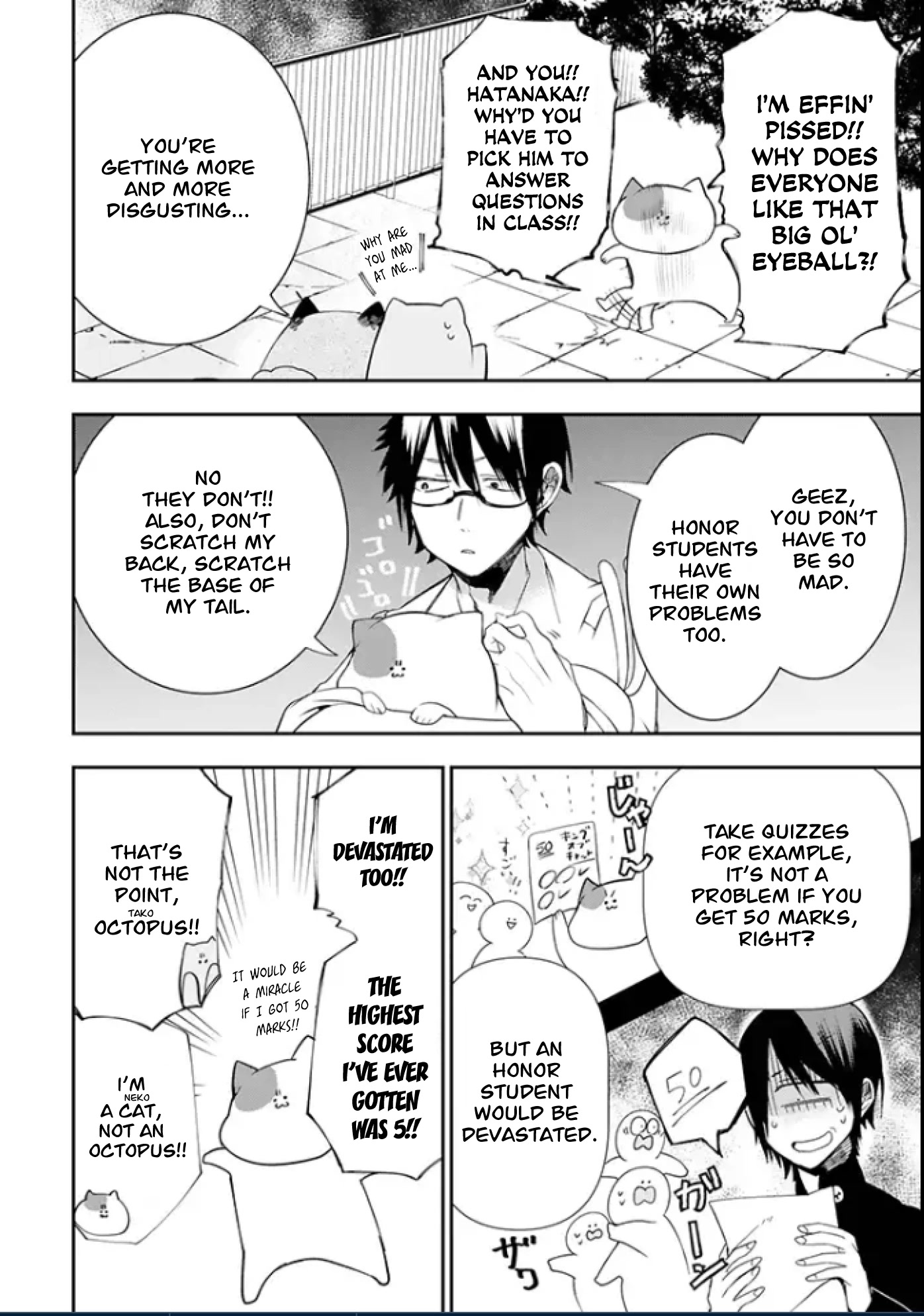 Youkai Gakkou no Seito Hajimemashita! Chapter 5 page 6 - Chapter 5: Honor Student Nyuudou-kun (Part 1)