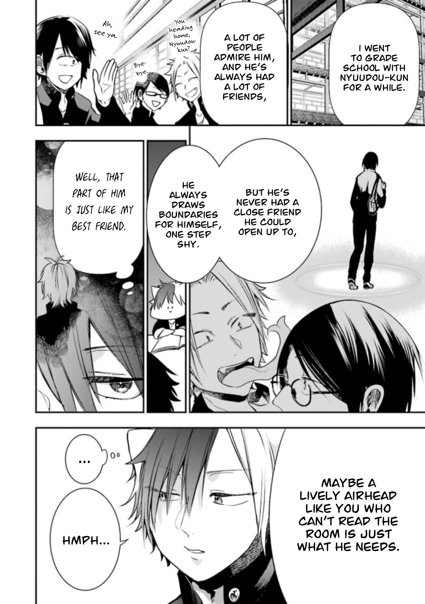 Youkai Gakkou no Seito Hajimemashita! Chapter 6 page 4 - Chapter 6: Honor Student Nyuudou-kun (Part 2)