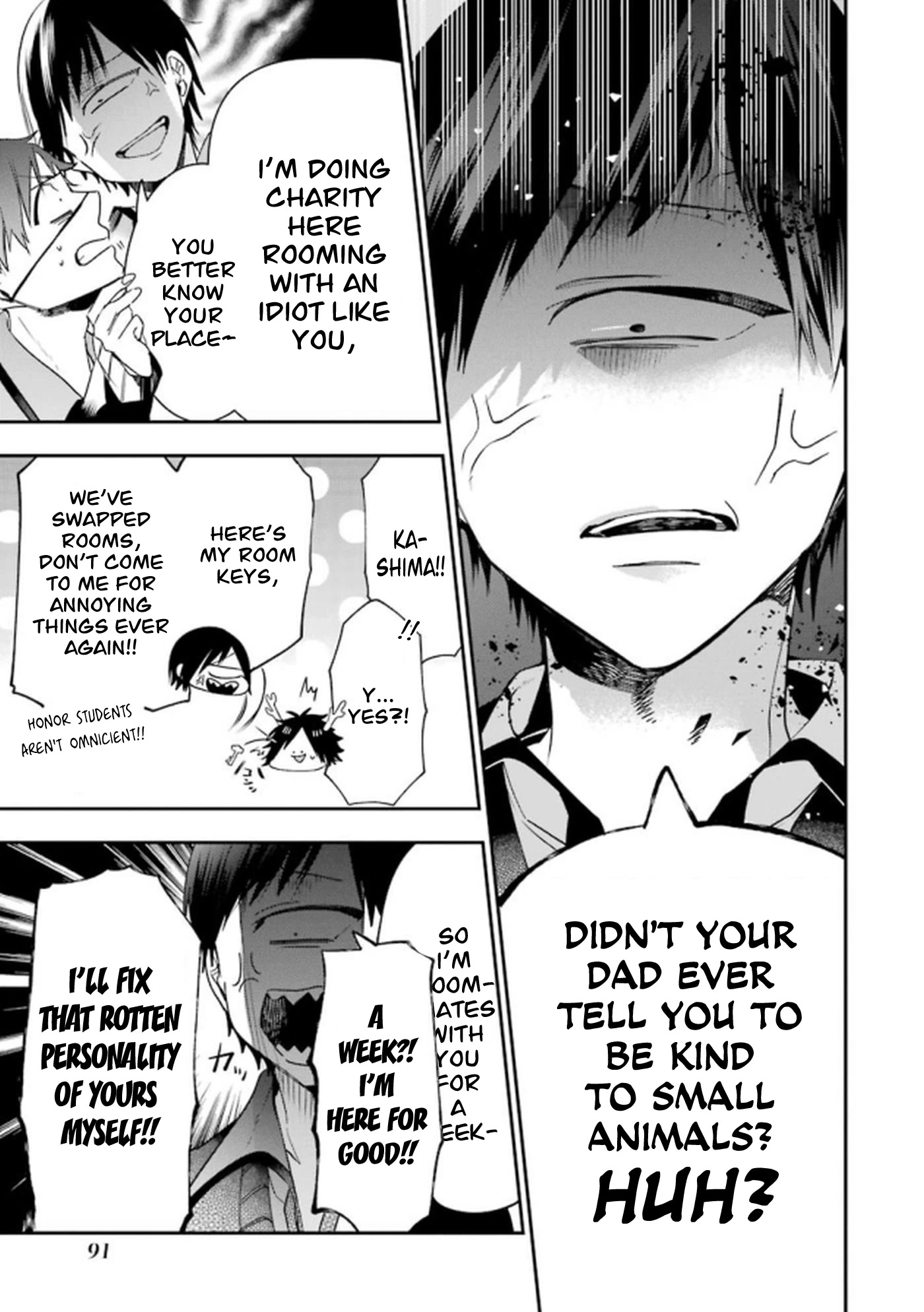 Youkai Gakkou no Seito Hajimemashita! Chapter 9 page 7 - Chapter 9: Delinquent VS Honor Student (Part 2)