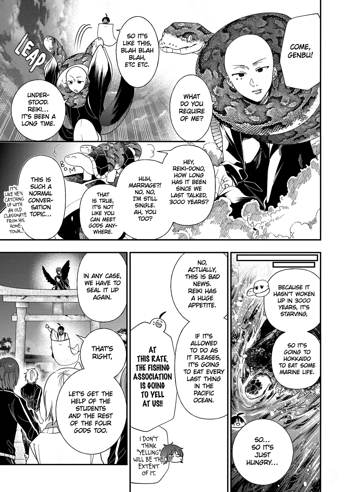 Youkai Gakkou no Sensei Hajimemashita! Chapter 101 page 5 - Chapter 101: Hyakki Yakou of Hyakki Academy Island (Part 2)