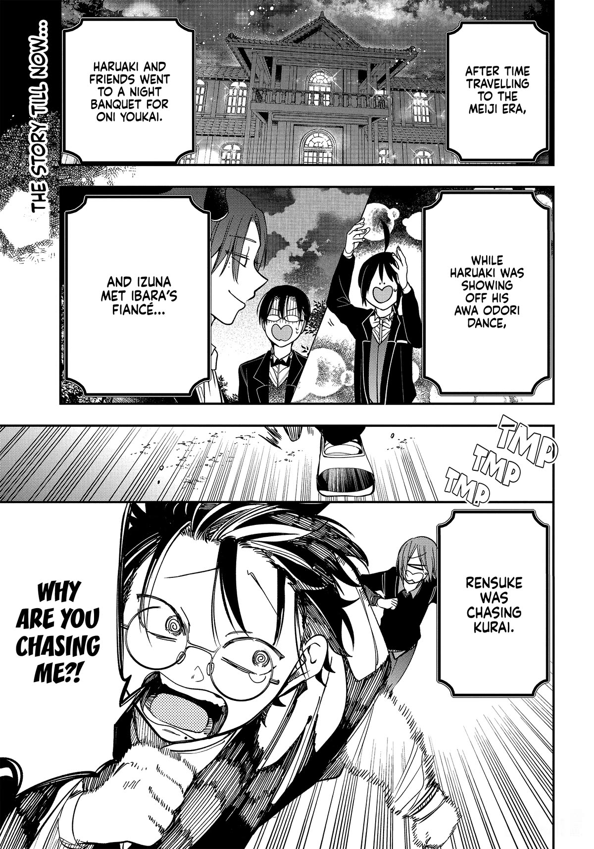Youkai Gakkou no Sensei Hajimemashita! Chapter 105 page 1 - Chapter 105: Meiji Romance (Part 4)