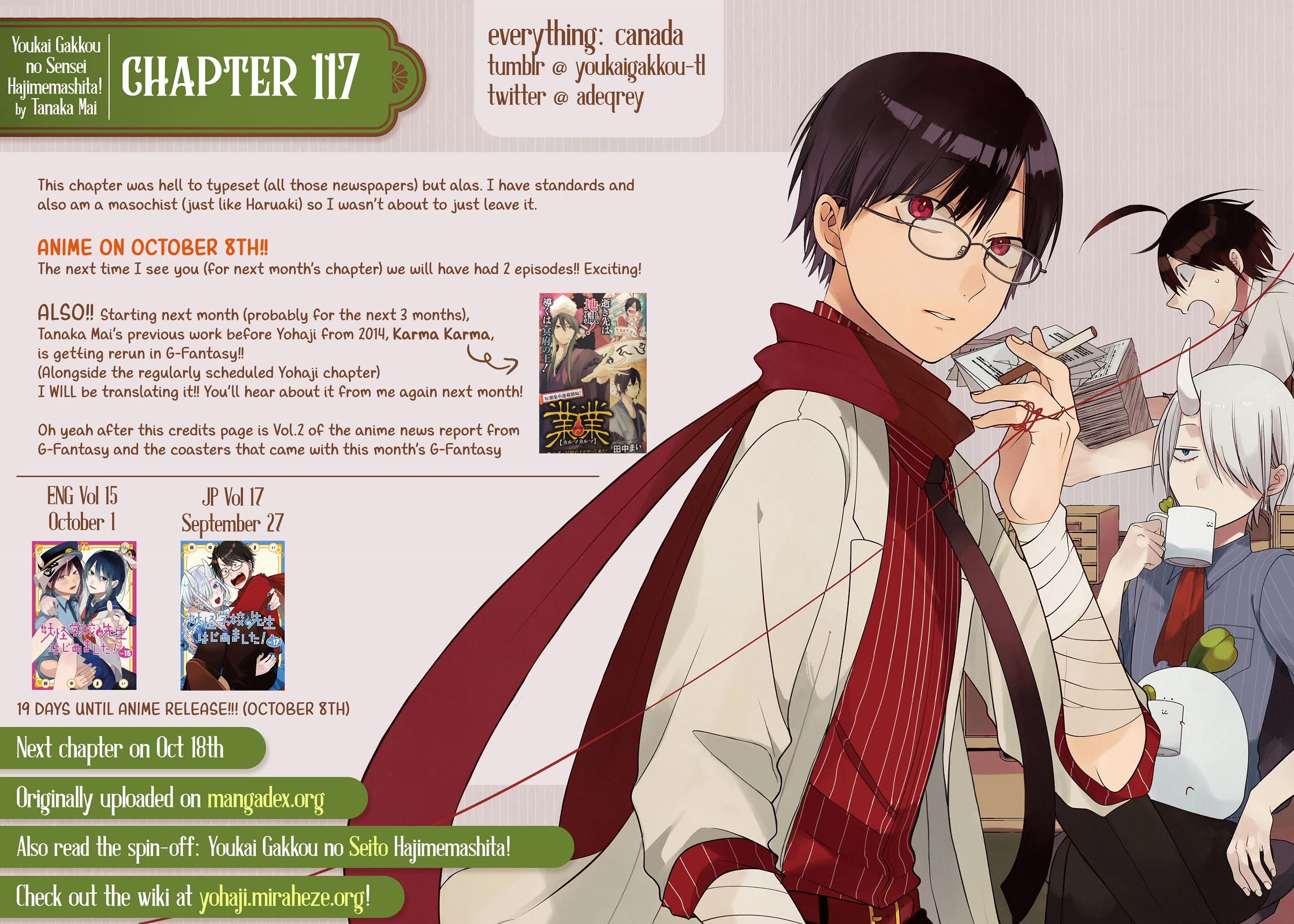 Youkai Gakkou no Sensei Hajimemashita! Chapter 117 page 31 - Chapter 117: Breaking!! Hyakki Academy Newspaper Club