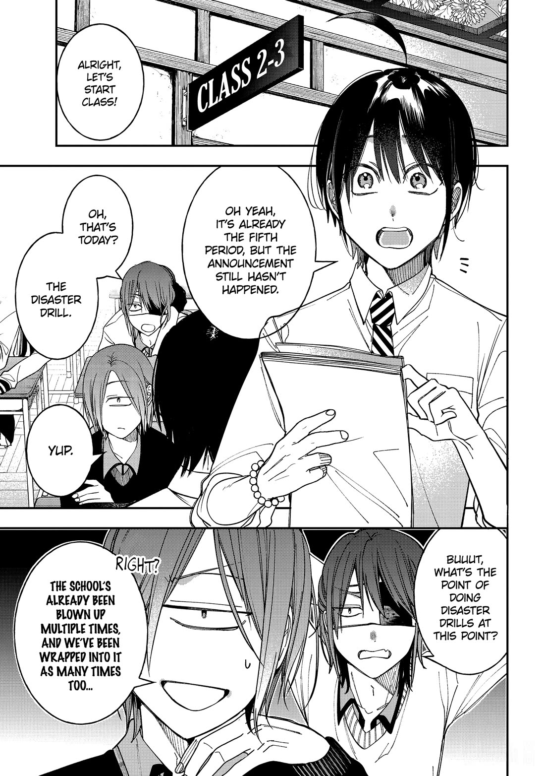 Youkai Gakkou no Sensei Hajimemashita! Chapter 118 page 1 - Chapter 118: Disaster Drill Survival