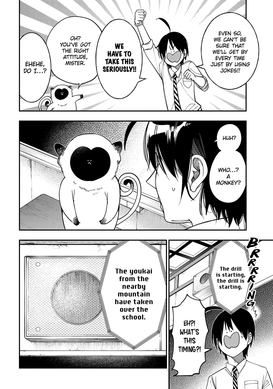 Youkai Gakkou no Sensei Hajimemashita! Chapter 118 page 2 - Chapter 118: Disaster Drill Survival
