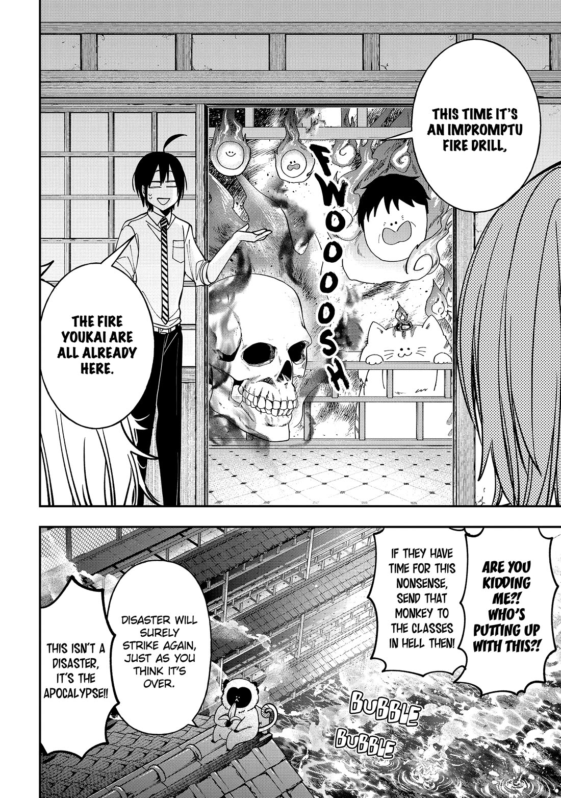 Youkai Gakkou no Sensei Hajimemashita! Chapter 118 page 24 - Chapter 118: Disaster Drill Survival