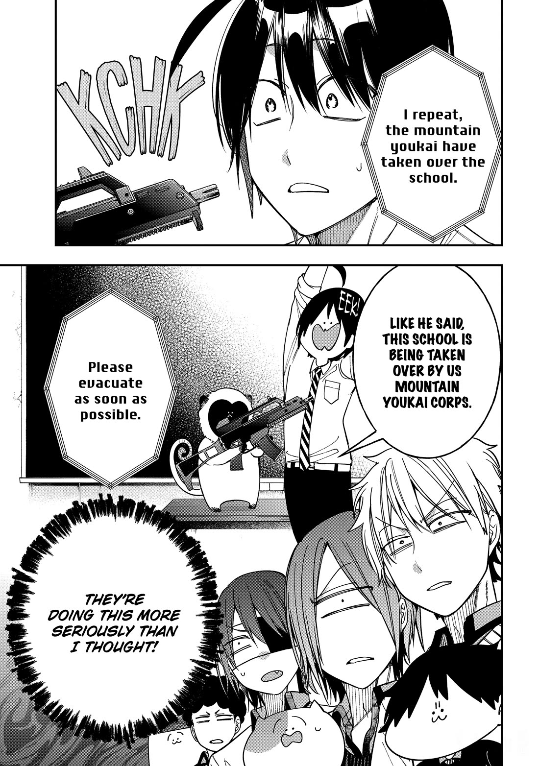 Youkai Gakkou no Sensei Hajimemashita! Chapter 118 page 3 - Chapter 118: Disaster Drill Survival