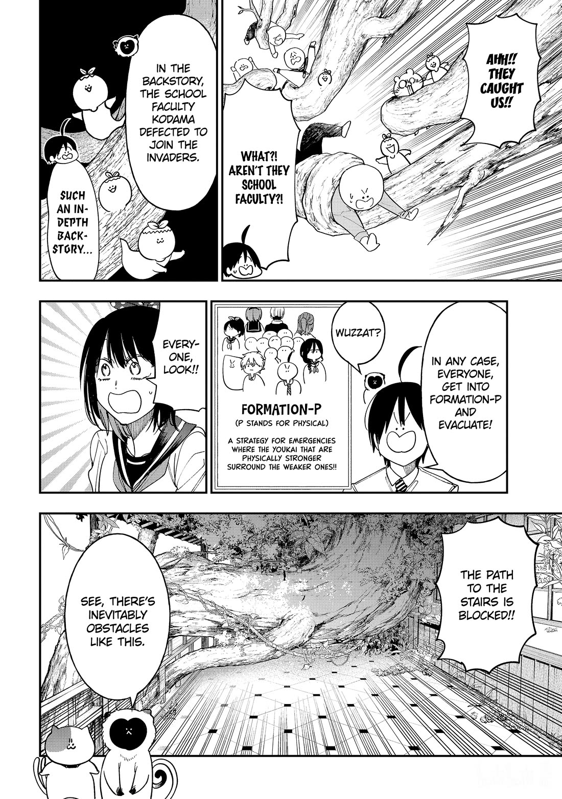 Youkai Gakkou no Sensei Hajimemashita! Chapter 118 page 8 - Chapter 118: Disaster Drill Survival