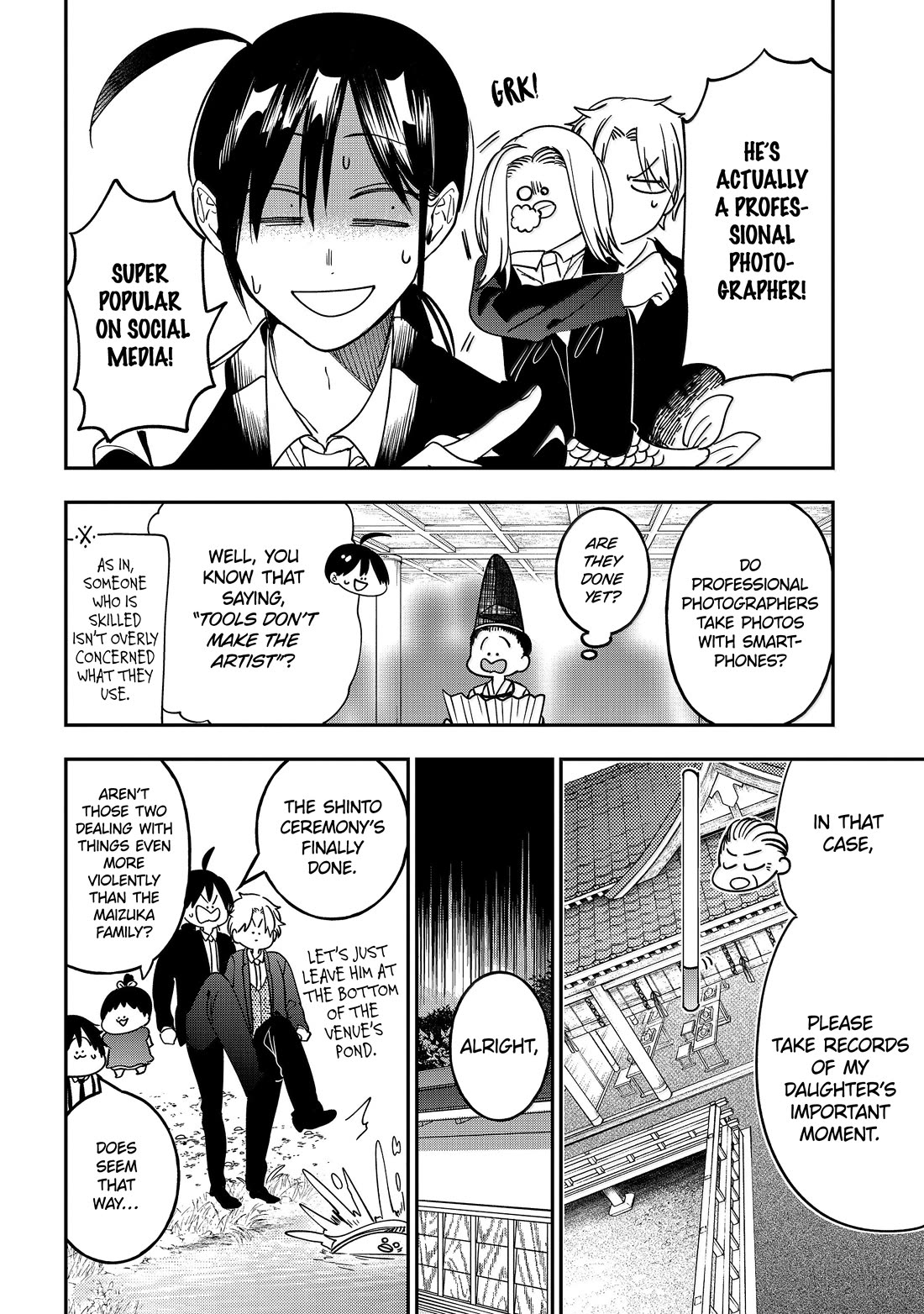 Youkai Gakkou no Sensei Hajimemashita! Chapter 120 page 8 - Chapter 120: The Tanuki's Wedding