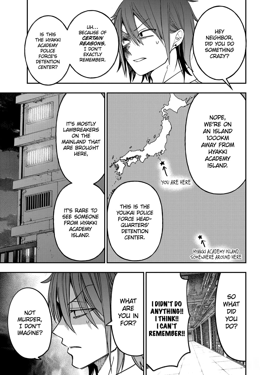 Youkai Gakkou no Sensei Hajimemashita! Chapter 122 page 12 - Chapter 122: Clearing His Name! Acchan's Great Prison Break!
