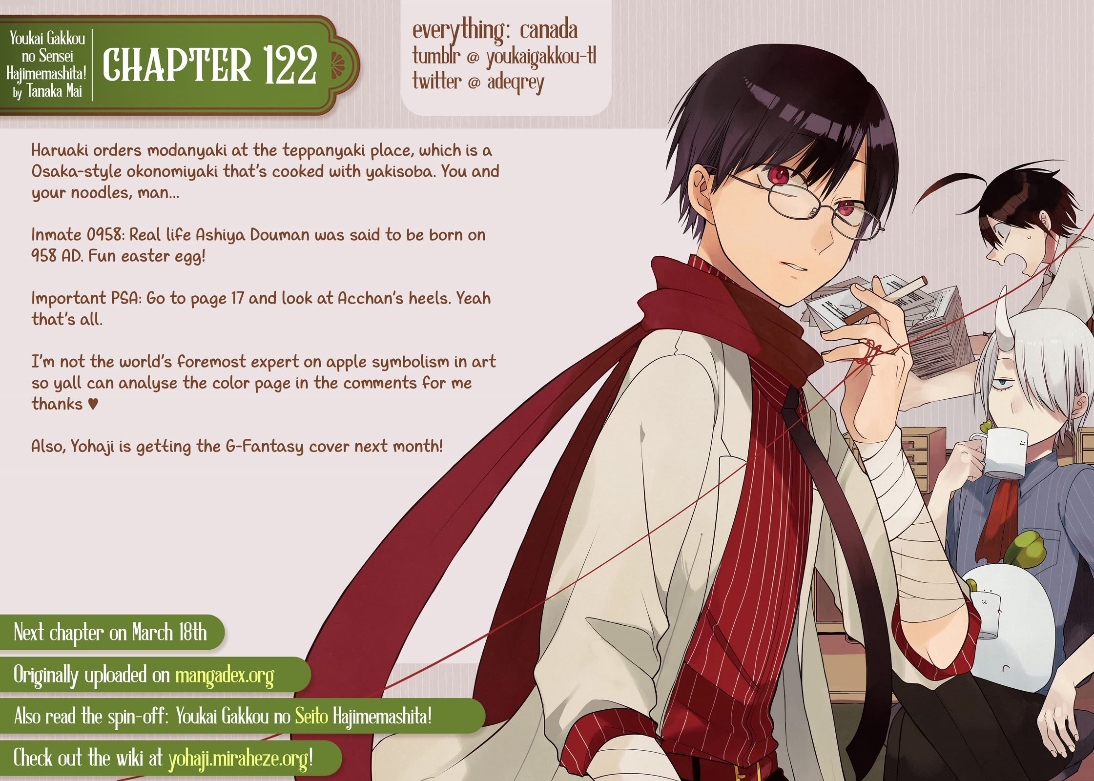 Youkai Gakkou no Sensei Hajimemashita! Chapter 122 page 30 - Chapter 122: Clearing His Name! Acchan's Great Prison Break!