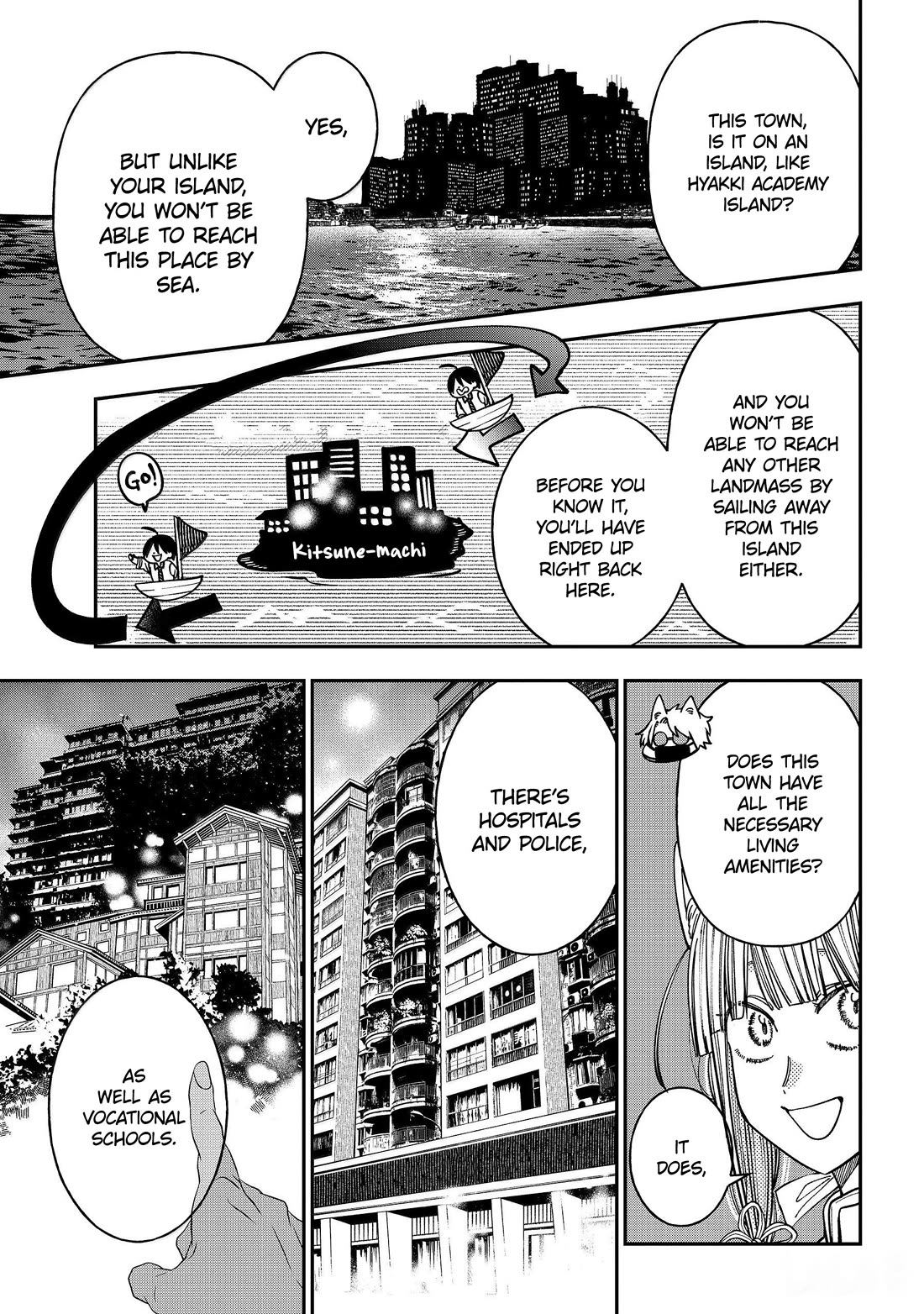 Youkai Gakkou no Sensei Hajimemashita! Chapter 129 page 3 - Chapter 129: Fox Town Samsara (Part 4)
