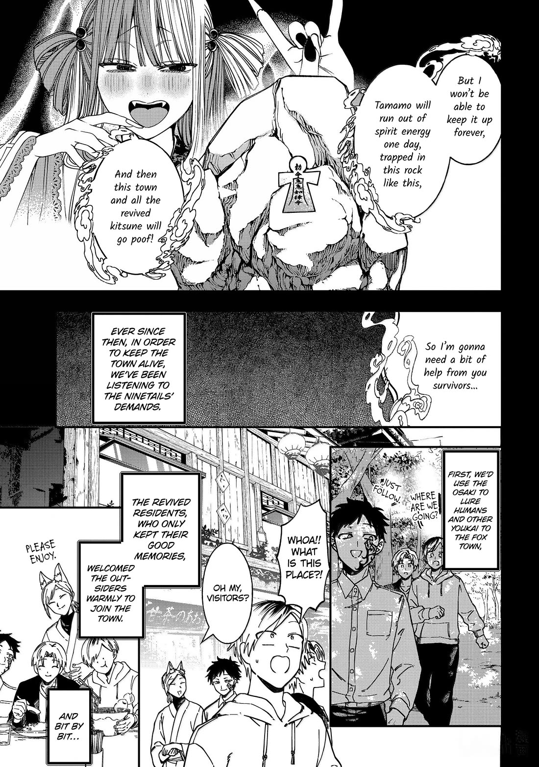 Youkai Gakkou no Sensei Hajimemashita! Chapter 136 page 13 - Chapter 136: Fox Town Samsara (Part 11)