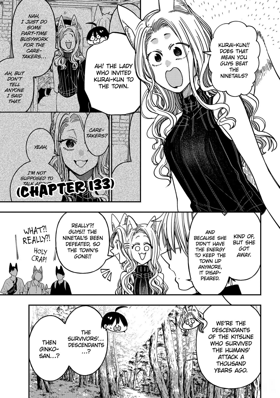 Youkai Gakkou no Sensei Hajimemashita! Chapter 139 page 13 - Chapter 139: Fox Town Samsara (Finale)