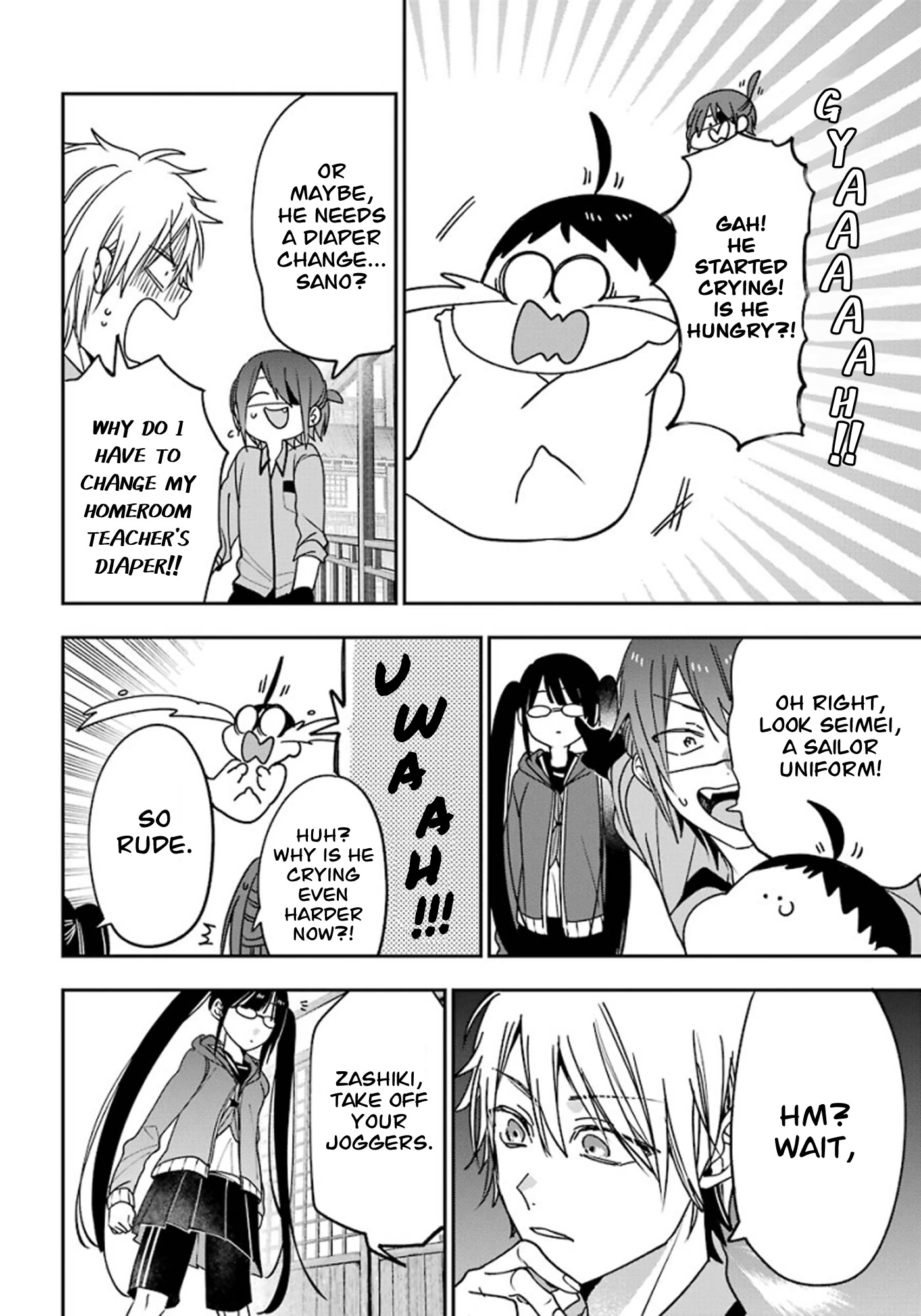 Youkai Gakkou no Sensei Hajimemashita! Chapter 78 page 10 - Chapter 78: The Adults Turned Into Kids?!