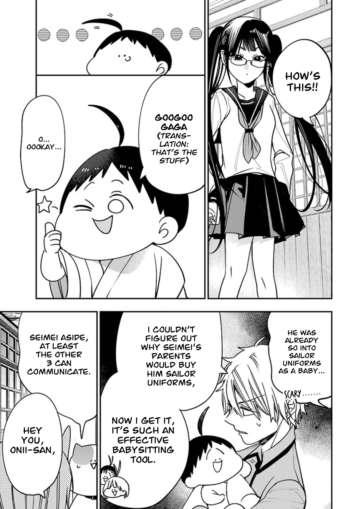 Youkai Gakkou no Sensei Hajimemashita! Chapter 78 page 11 - Chapter 78: The Adults Turned Into Kids?!