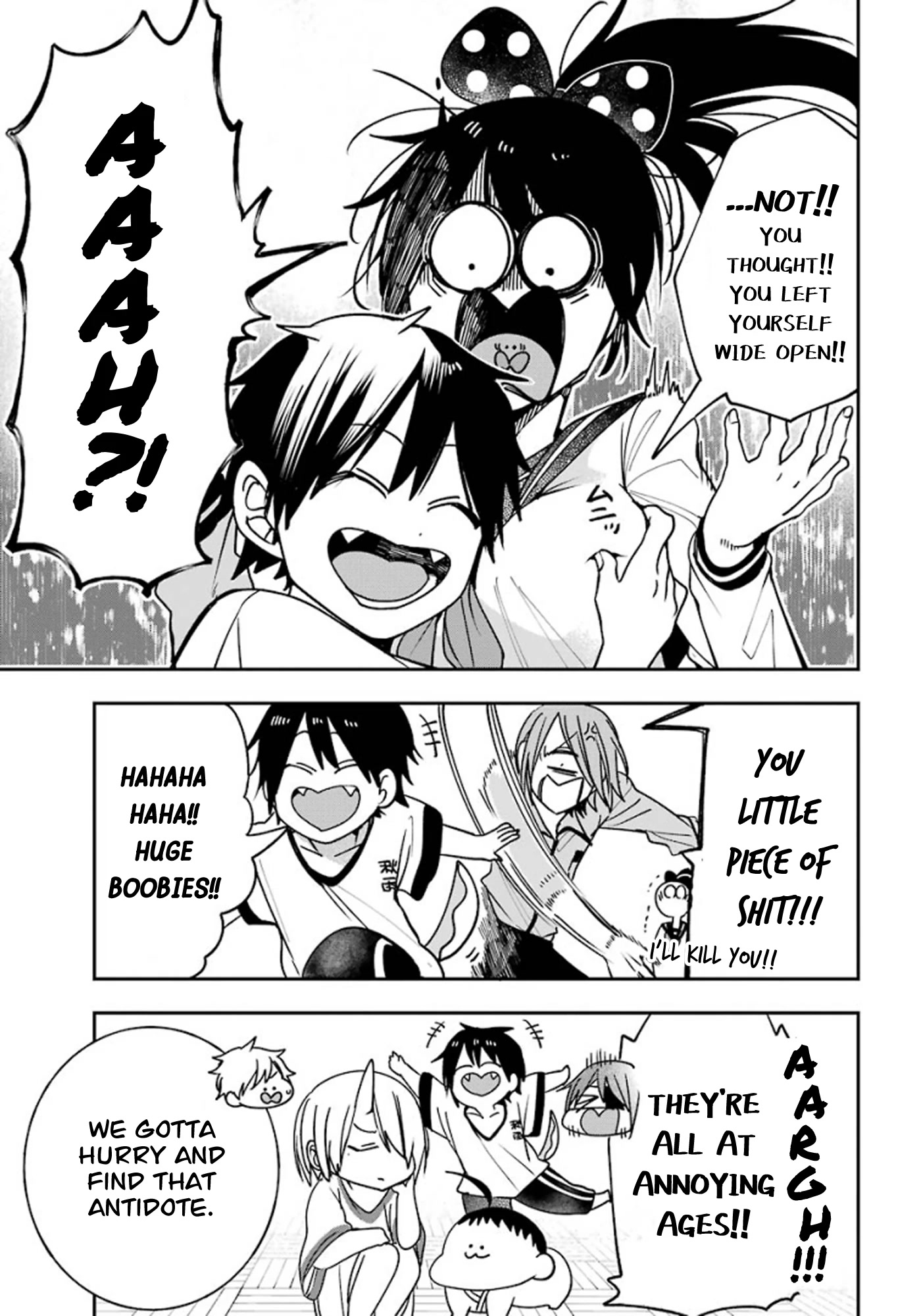 Youkai Gakkou no Sensei Hajimemashita! Chapter 78 page 13 - Chapter 78: The Adults Turned Into Kids?!