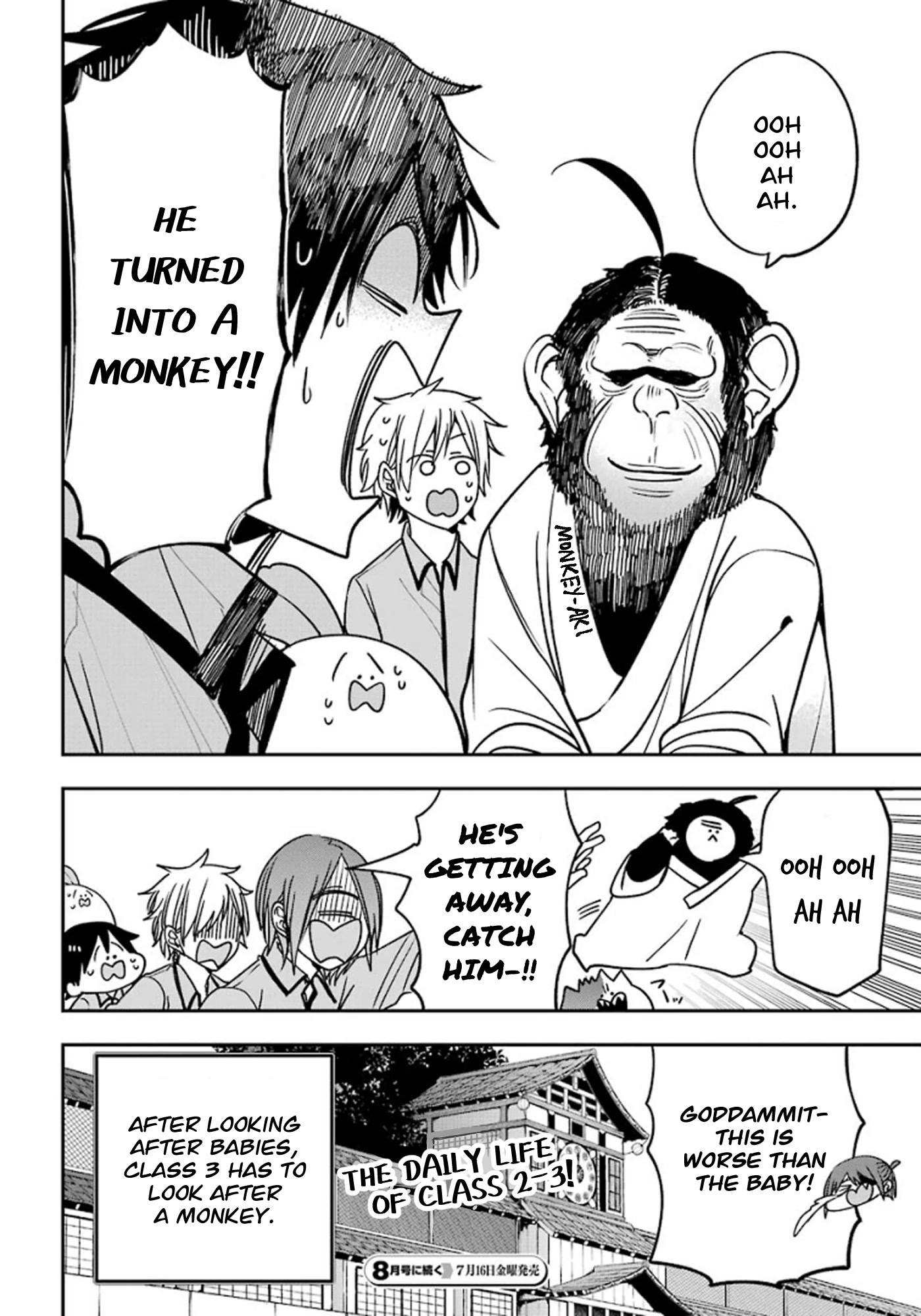 Youkai Gakkou no Sensei Hajimemashita! Chapter 78 page 22 - Chapter 78: The Adults Turned Into Kids?!
