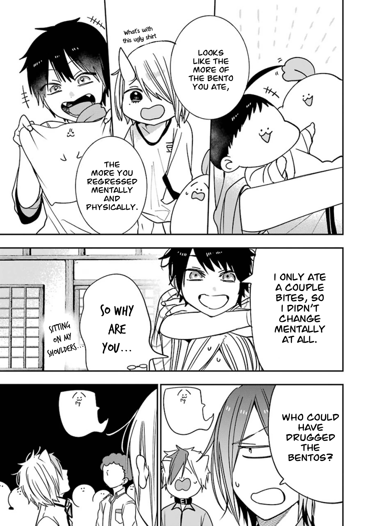 Youkai Gakkou no Sensei Hajimemashita! Chapter 78 page 7 - Chapter 78: The Adults Turned Into Kids?!