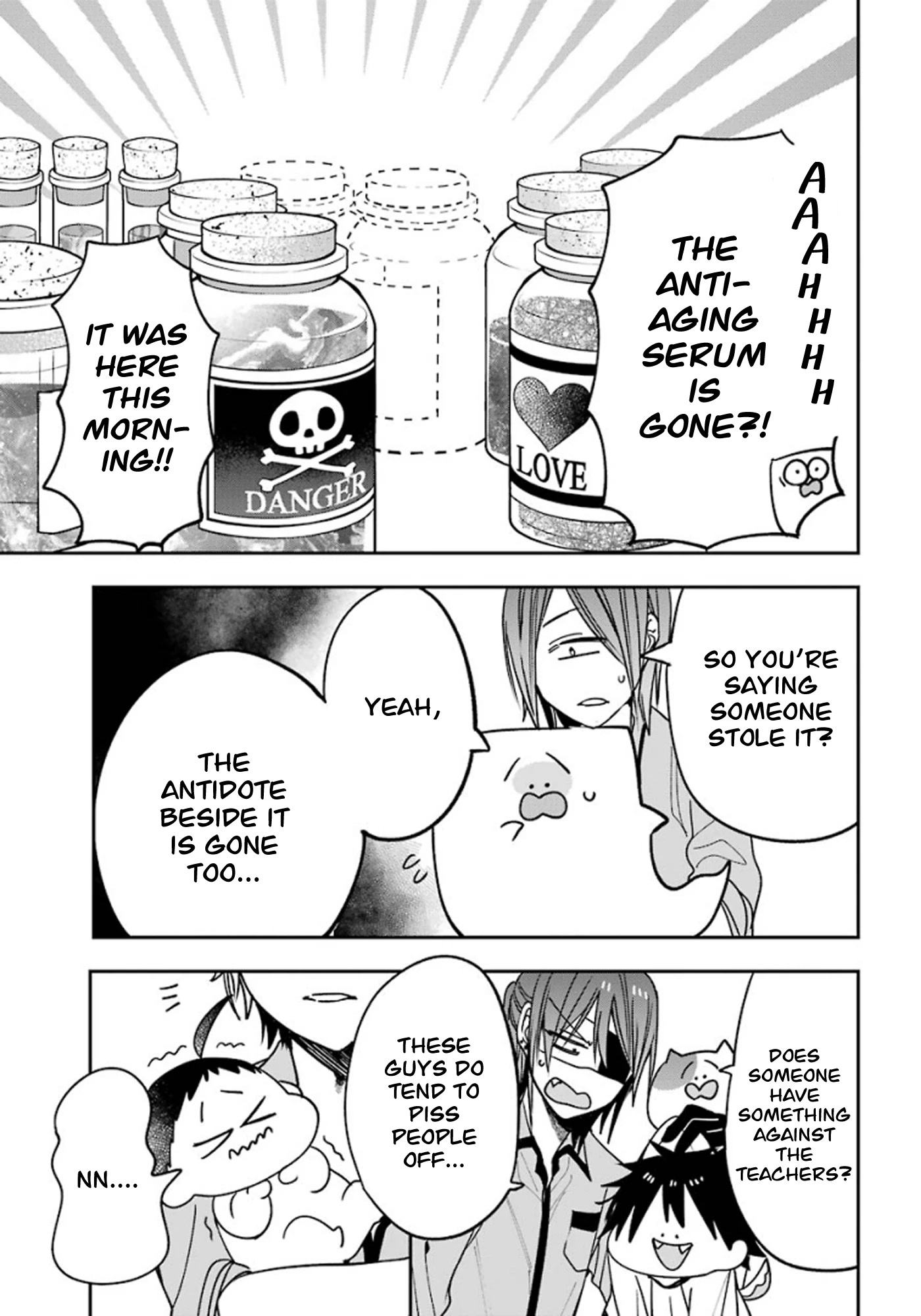 Youkai Gakkou no Sensei Hajimemashita! Chapter 78 page 9 - Chapter 78: The Adults Turned Into Kids?!